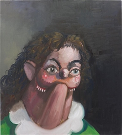 SMILING YOUNG WOMAN by George Condo